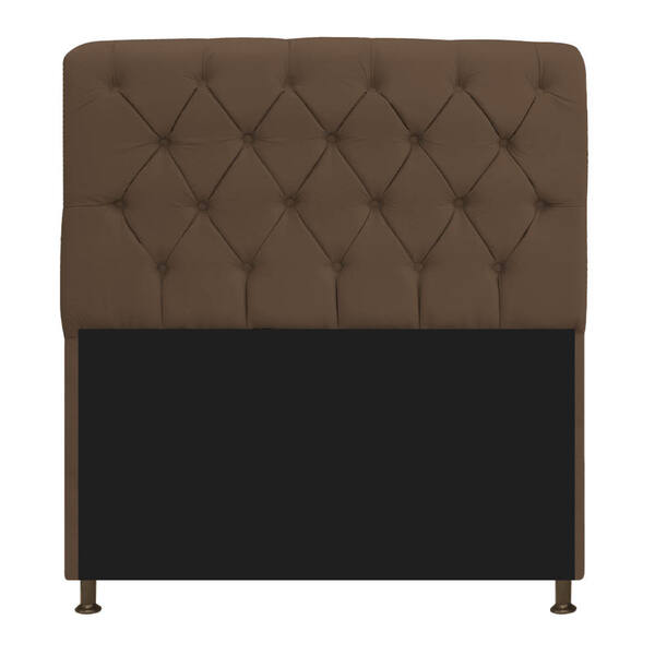 Cabeceira Estofada Lady 195 Cm King Size Com Capitonê Suede -