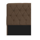 Cabeceira Estofada Lady 195 Cm King Size Com Capitonê Suede -