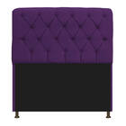 Cabeceira Estofada Lady 195 Cm King Size Com Capitonê Suede -