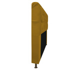Cabeceira Estofada Lady 90 Cm Solteiro Com Capitonê  Suede Mo