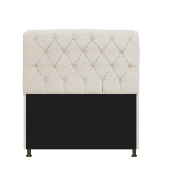Cabeceira Estofada Lady 90 Cm Solteiro Com Capitonê Corano -
