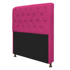 Cabeceira Estofada Lady 90 Cm Solteiro Com Capitonê Suede - A