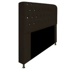 Cabeceira Estofada Lady Com Strass 140 Cm Casal Corano - Amar