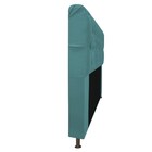 Cabeceira Estofada Lady Com Strass 140 Cm Casal Suede - Amare