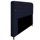 Cabeceira Estofada Lady Com Strass 195 Cm King Size Corano -