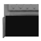 Cabeceira Estofada Laguna 140 Cm Casal Com Capitonê Corano Ci