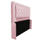 Cabeceira Estofada Laguna 160 Cm Queen Size Com Capitonê Cora