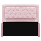 Cabeceira Estofada Laguna 160 Cm Queen Size Com Capitonê Cora