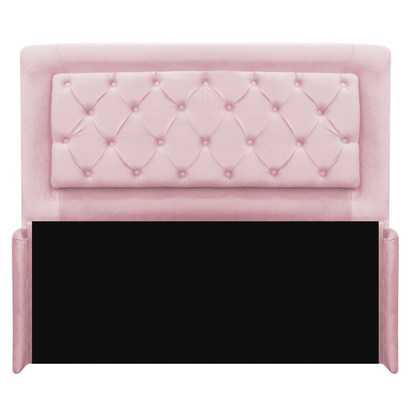 Cabeceira Estofada Laguna 160 Cm Queen Size Com Capitonê Cora