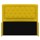 Cabeceira Estofada Laguna 160 Cm Queen Size Com Capitonê Cora