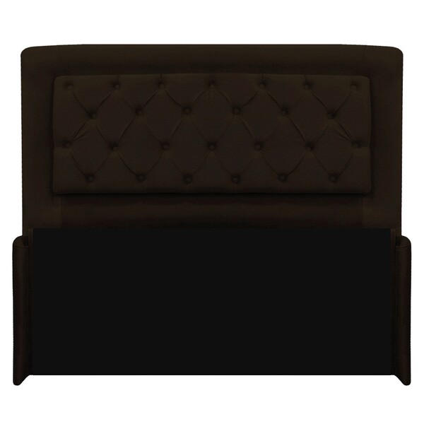 Cabeceira Estofada Laguna 190 Cm King Size Com Capitonê Coran