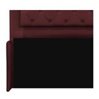 Cabeceira Estofada Laguna 193 Cm King Size Com Capitonê Coran