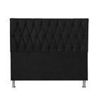 Cabeceira Estofada Lara Casal 140 Cm Para Cama Box Suede Esco