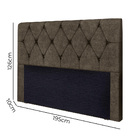 Cabeceira Estofada Leila Casal King Size 195 Cm Para Cama Box