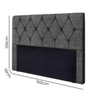 Cabeceira Estofada Leila Casal Queen Size 160 Cm Para Cama Bo