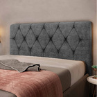 Cabeceira Estofada Leila Casal Queen Size 160 Cm Para Cama Bo