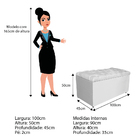 Cabeceira Estofada Liverpool 100 Cm Solteiro Suede Branco - A