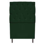 Cabeceira Estofada Liverpool 100 Cm Solteiro Suede Verde - Am