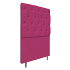 Cabeceira Estofada Liverpool 90 Cm Solteiro Suede Pink - Doce