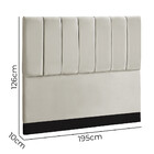 Cabeceira Estofada Liza 1,95 King Size  - Veludo