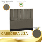 Cabeceira Estofada Liza 1,95 King Size  - Veludo