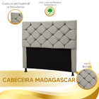 Cabeceira Estofada Madagascar Casal King Size 195 Cm Para Cam