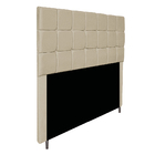 Cabeceira Estofada Manchester 140 Cm Casal Corano Bege - Doce