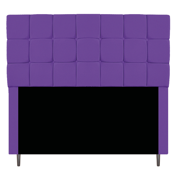 Cabeceira Estofada Manchester 140 Cm Casal Corano Roxo - Doce