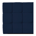 Cabeceira Estofada Manchester 140 Cm Casal Suede Azul Marinho