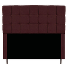 Cabeceira Estofada Manchester 160 Cm Queen Size Corano Bordô