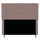 Cabeceira Estofada Manchester 160 Cm Queen Size Linho Rosê -