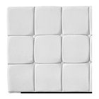 Cabeceira Estofada Manchester 160 Cm Queen Size Suede Branco