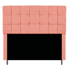 Cabeceira Estofada Manchester 160 Cm Queen Size Suede Coral -