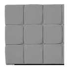 Cabeceira Estofada Manchester 195 Cm King Size Corano Cinza -