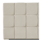 Cabeceira Estofada Manchester 195 Cm King Size Suede Bege - A