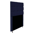 Cabeceira Estofada Manchester 90 Cm Solteiro Corano Azul Mari