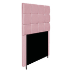 Cabeceira Estofada Manchester 90 Cm Solteiro Corano Rosa Bebê
