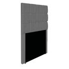 Cabeceira Estofada Manchester 90 Cm Solteiro Linho - Amarena