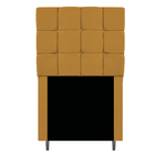 Cabeceira Estofada Manchester 90 Cm Solteiro Suede Mostarda -