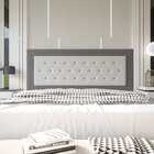 Cabeceira Estofada Marilia King 195 Cm Para Cama Box Suede Ci