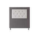 Cabeceira Estofada Marilia Solteiro 90 Cm Para Cama Box Suede