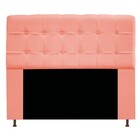 Cabeceira Estofada Mel 160 Cm Queen Size Com Botonê Suede Cor