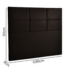 Cabeceira Estofada Milena 0,90 Solteiro Sintético Star Confort