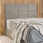 Cabeceira Estofada Milena 1,40 Solteiro Veludo Star Confort