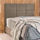 Cabeceira Estofada Milena 1,60 Queen Sued Star Confort