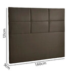 Cabeceira Estofada Milena 1,60 Queen Sued Star Confort