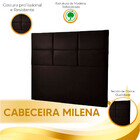 Cabeceira Estofada Milena 1,95 Sintético Star Confort