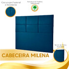 Cabeceira Estofada Milena 1,95 Veludo Star Confort