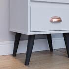 Cabeceira Estofada Modular Box Casal 1,40 Jogo 2 Mesinha Pequ