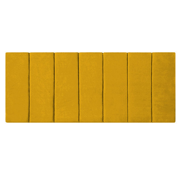 Cabeceira Estofada Módulo Para Cama Box Casal/Queen Amarelo